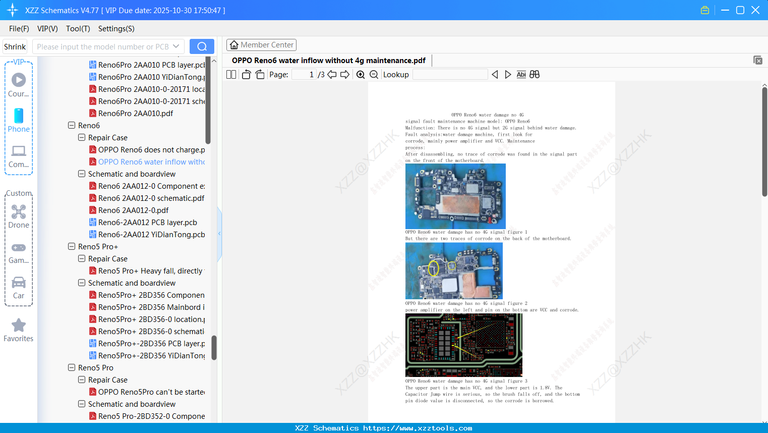 OPPO Reno6 Water Inflow Without 4g Maintenance